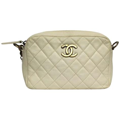 chanel camera bag white|Chanel camera bag for sale.